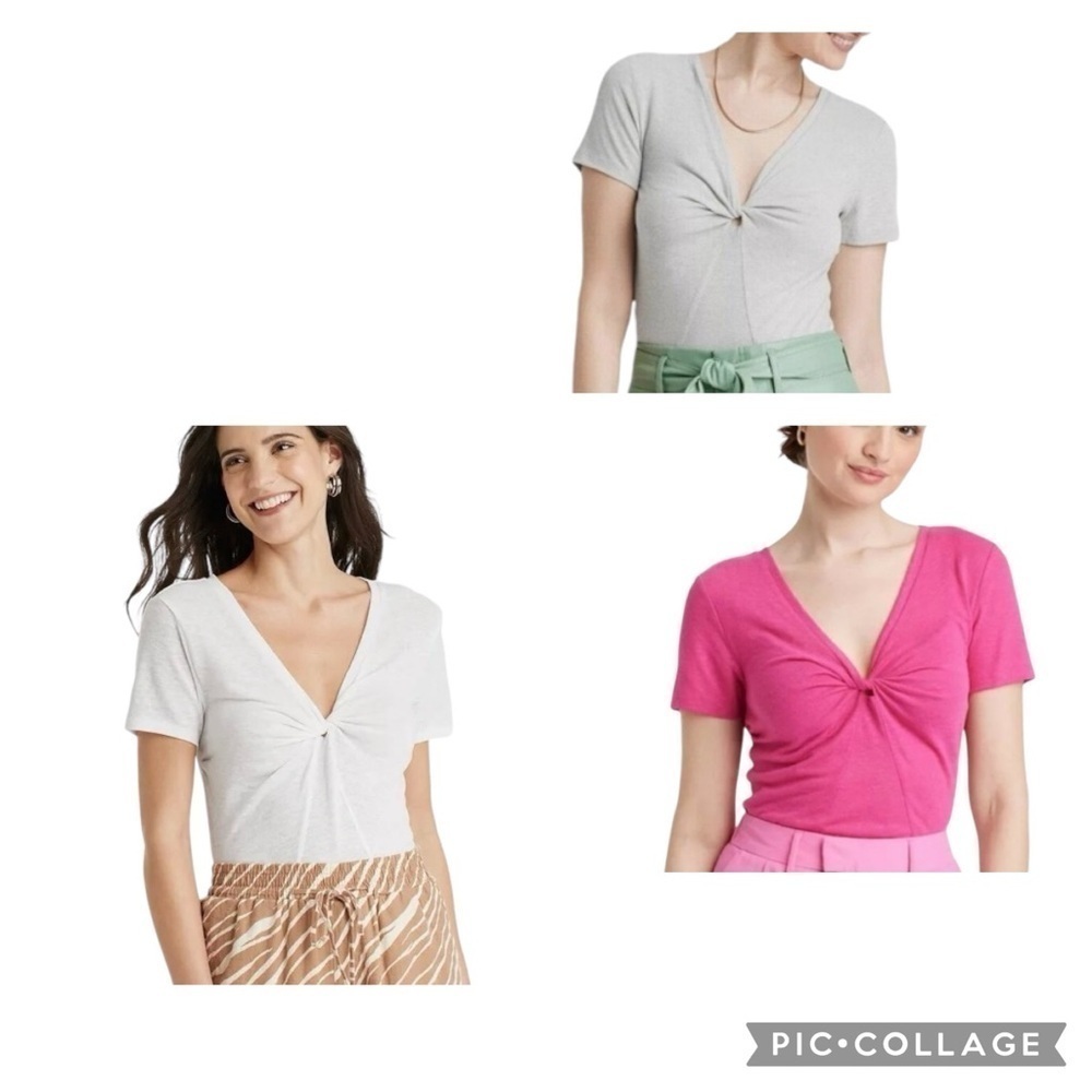 NWT-BUNDLE OF THREE TOPS-A NEW DAY-SIZE LARGE